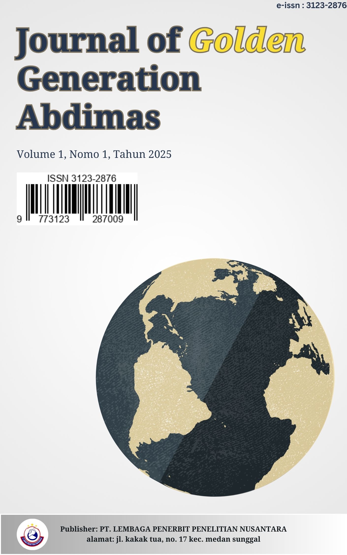 					View Vol. 2 No. 2 (2026): Juni 2026 : Journal of Golden Generation Abdimas
				