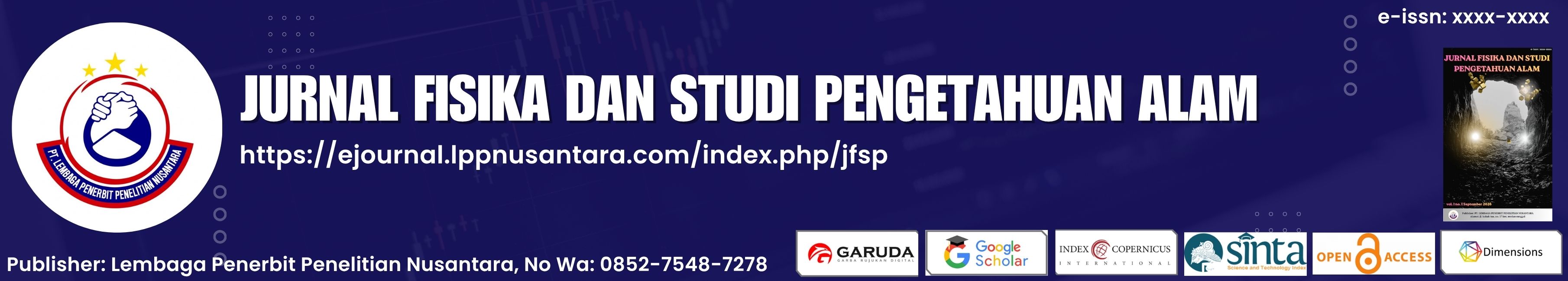 Jurnal Fisika dan Studi Pengetahuan Alam